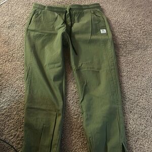 Green Jenkins pants